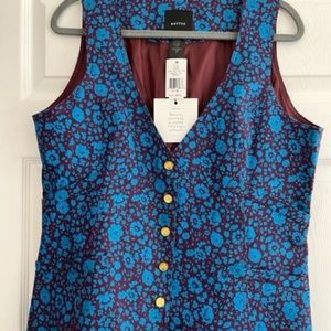 Smythe Floral Print Linen Vest